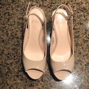 High heel Patent leather shoe